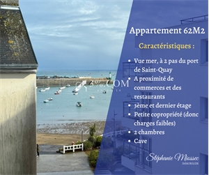 t3 à la vente -   22410  SAINT QUAY PORTRIEUX, surface 62 m2 vente t3 - UBI460415024