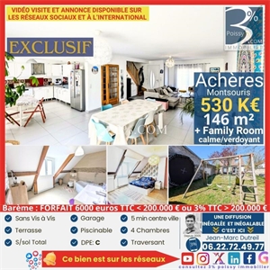 maison à la vente -   78260  ACHERES, surface 116 m2 vente maison - UBI467064623