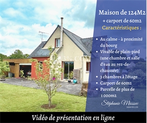 maison traditionnelle à la vente -   22290  TREGUIDEL, surface 132 m2 vente maison traditionnelle - UBI474243443