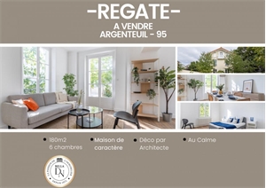 villa à la vente -   95100  ARGENTEUIL, surface 170 m2 vente villa - UBI421748911