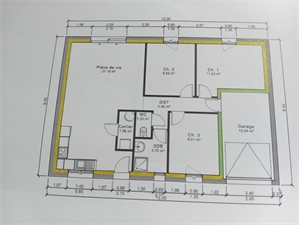 maison à la vente -   85270  SAINT HILAIRE DE RIEZ, surface 72 m2 vente maison - UBI477176399