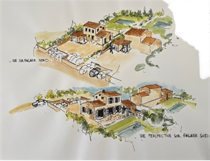 terrain a batir à la vente -   13990  FONTVIEILLE, surface 750 m2 vente terrain a batir - UBI463161629