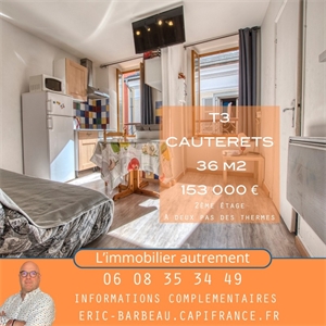 appartement à la vente -   65110  CAUTERETS, surface 33 m2 vente appartement - UBI468042113