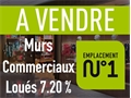 Murs commerciaux à la vente