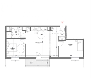 t3 à la vente -   14000  CAEN, surface 66 m2 vente t3 - UBI439201928