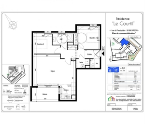 t3 à la vente -   56640  ARZON, surface 67 m2 vente t3 - UBI468229013