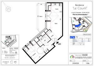 t2 à la vente -   56640  ARZON, surface 43 m2 vente t2 - UBI468994109