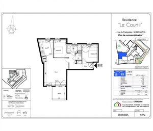 t3 à la vente -   56640  ARZON, surface 72 m2 vente t3 - UBI470717435