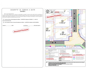 terrain à la vente -   14610  THAON, surface 322 m2 vente terrain - UBI475666949