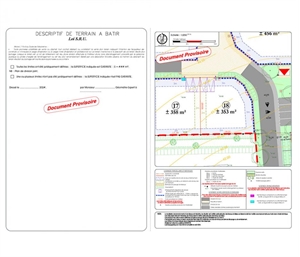 terrain à la vente -   14610  THAON, surface 353 m2 vente terrain - UBI478472600