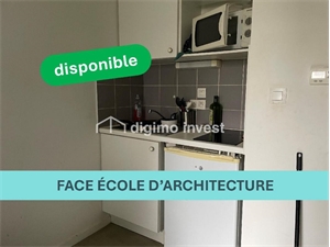 studio à la vente -   44100  NANTES, surface 18 m2 vente studio - UBI477905096