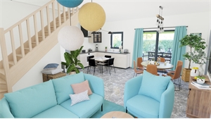 maison neuve à la vente -   49150  BAUGE EN ANJOU, surface 94 m2 vente maison neuve - UBI477333110