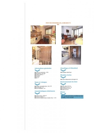 studio à la location -   31000  TOULOUSE, surface 34 m2 location studio - UBI476007680