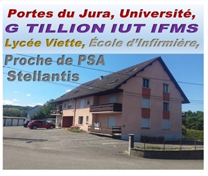 studio à la location -   25400  AUDINCOURT, surface 27 m2 location studio - UBI479227043