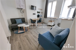 t2 à la location -   59800  LILLE, surface 27 m2 location t2 - UBI477545402