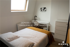 chambre à la location -   59100  ROUBAIX, surface 23 m2 location chambre - UBI483687389