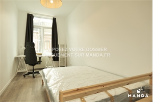 chambre à la location -   59410  ANZIN, surface 13 m2 location chambre - UBI483740570