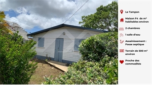 maison a renover à la vente -   97430  LE TAMPON, surface 90 m2 vente maison a renover - UBI449660333