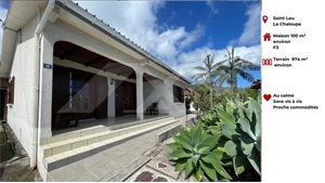 maison à la vente -   97416  LA CHALOUPE, surface 100 m2 vente maison - UBI465846380