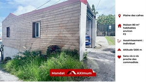 maison à la vente -   97418  LA PLAINE DES CAFRES, surface 80 m2 vente maison - UBI469177694
