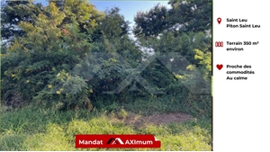 terrain à la vente -   97424  LE PITON SAINT LEU, surface 350 m2 vente terrain - UBI472259078
