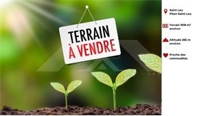 terrain à la vente -   97424  LE PITON SAINT LEU, surface 1918 m2 vente terrain - UBI473404112