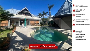 maison à la vente -   97440  SAINT ANDRE, surface 250 m2 vente maison - UBI473766095
