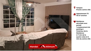 t3 à la vente -   97430  LE TAMPON, surface 70 m2 vente t3 - UBI474536171