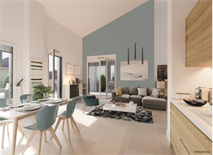 t4 à la vente -   69110  SAINTE FOY LES LYON, surface 88 m2 vente t4 - UBI464020289