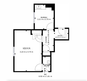 appartement a renover à la vente -   92100  BOULOGNE BILLANCOURT, surface 28 m2 vente appartement a renover - UBI420853702