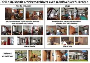 propriete à la vente -   91490  ONCY SUR ECOLE, surface 244 m2 vente propriete - UBI483372350