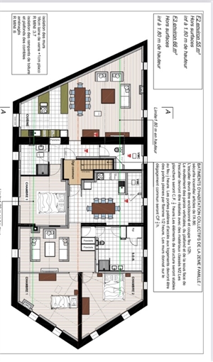 appartement à la vente -   42150  LA RICAMARIE, surface 68 m2 vente appartement - UBI391272101