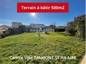 terrain a batir à la vente -   85440  TALMONT SAINT HILAIRE, surface 500 m2 vente terrain a batir - UBI458602607