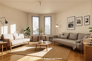 appartement à la vente -   93300  AUBERVILLIERS, surface 40 m2 vente appartement - UBI463292816