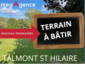 terrain a batir à la vente -   85440  TALMONT SAINT HILAIRE, surface 352 m2 vente terrain a batir - UBI469380068