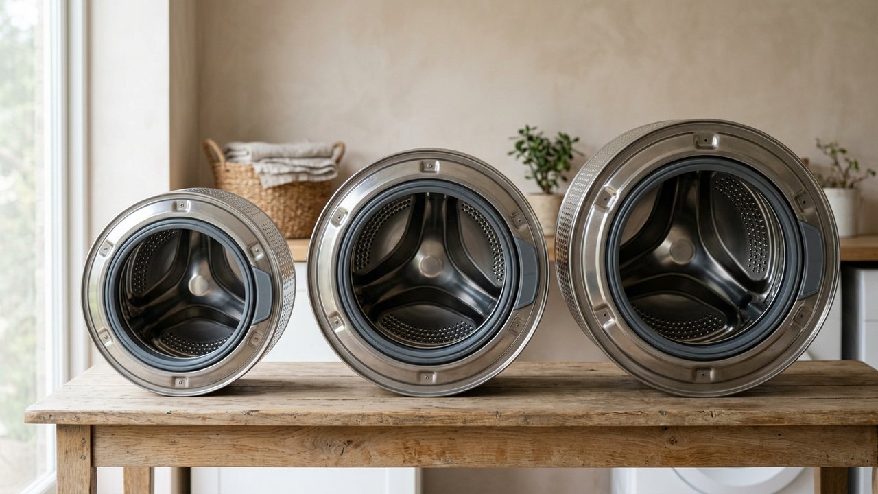Comparaison des différentes capacités de lave-linge