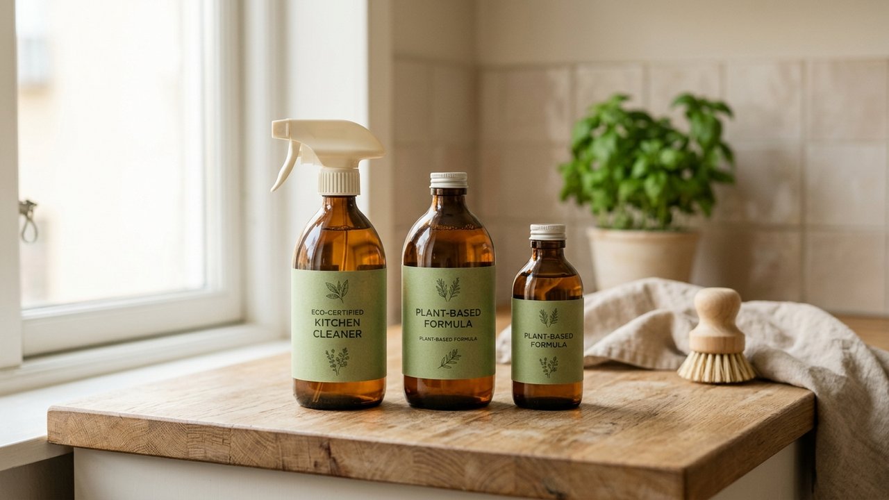 Produits de nettoyage cuisine certifiés Écolabel et Ecocert