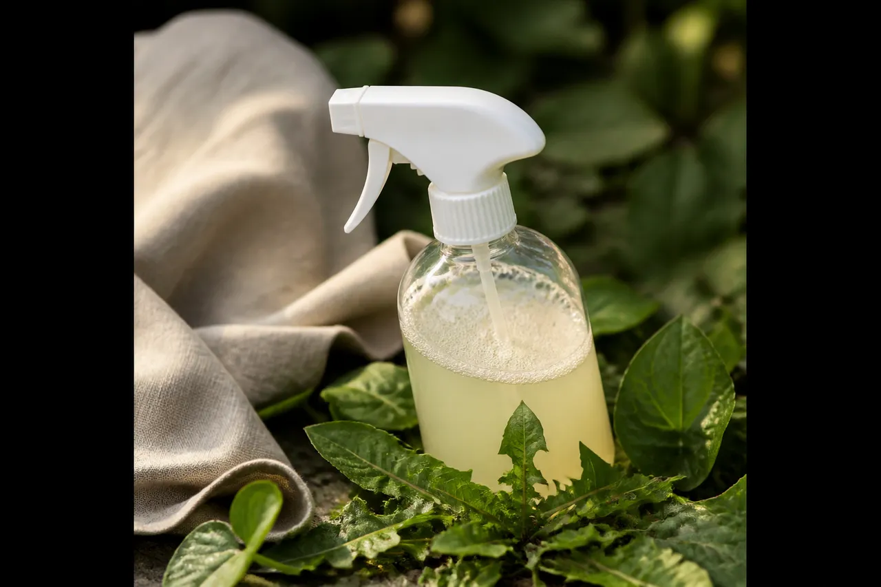 Pulvérisateur de désherbant vinaigre sel liquide vaisselle